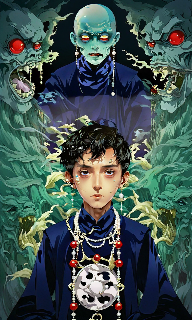 24243641-998283151-anime artwork guaidan,chinese zombie,jiangshi,chinese style,blue scarf and pearls on his neck,zombie costume,pearl necklace,_lor.png